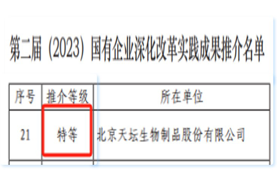 第二屆國有企業(yè)深化改革實踐成果推介名單-特等成果獎